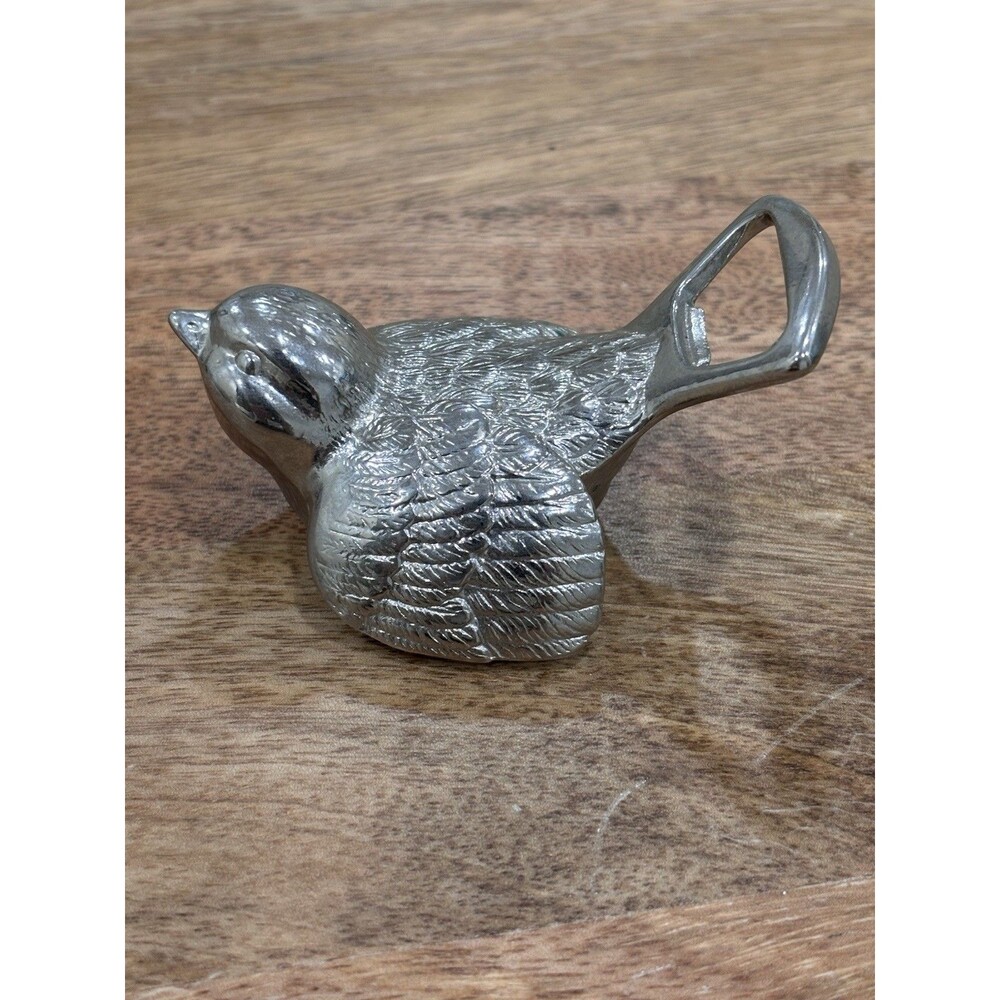 Vintage BIRD SPARROW Heavy Cast Metal Cap And Bottle Opener  Made In W. Germany